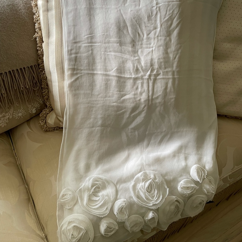 Chiffon rectangular scarf